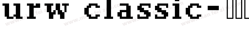 urw classic字体转换